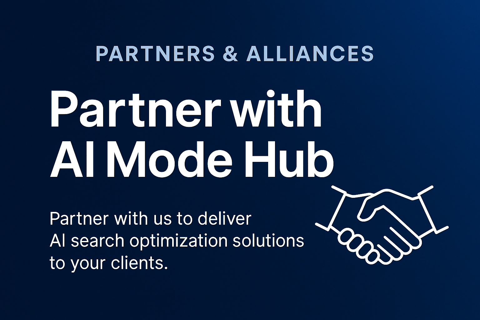 AI Mode Hub partnerships